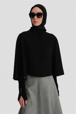 Armine Pelerin 24kh7701 Siyah