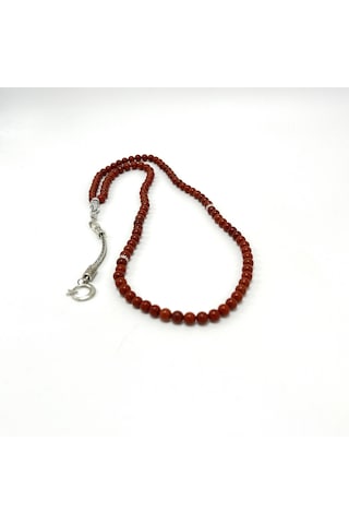 Yıldız Doğal Taş Kırmızı Jasper 6mm 99luk Doğal Taş Tesbih