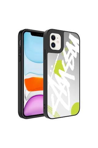 Apple Uyumlu iPhone 11 Kılıf Aynalı Desenli Kamera Korumalı Parlak Zore Mirror Kapak