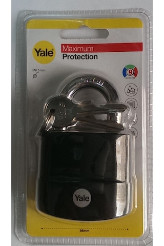 Yale Protector Seri Dayanıklı Asma Kilit 55 Mm