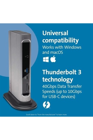 Kensington Sd5600t 14'ü 1 Arada Thunderbolt 3 Bağlantı İstasyonu