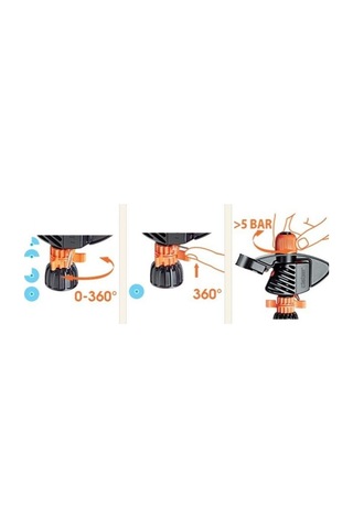 Claber 8707 Sprink Pulsar Saplamalı Sulama Başlığı