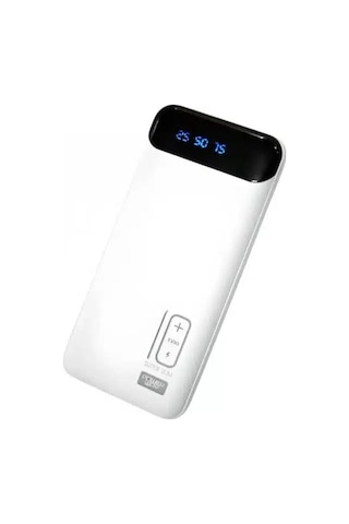 Powerway TX10 10000 mAh Dijital Göstergeli Taşınabilir Şarj Cihazı Powerbank Siyah