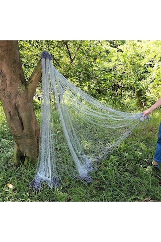 Novahub Balıkçılar İçin 3 Katmanlı Naylon Ağ, Çeşitli Boyutlarda 30mm, 40mm, 50mm, 60mm, Uç Kapaklı Seçenekleriyle