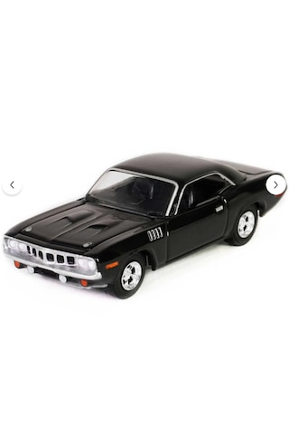 Greenlight 1/64 Hollywood Series 41- 1971 Plymouth 'cuda - John Wick: Chapter 4 Siyah