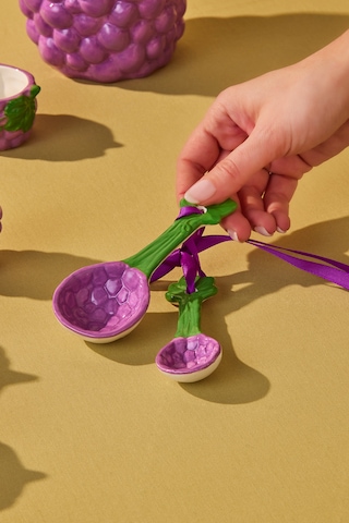 Karaca Grape Üzüm Desenli Ölçü Kaşığı Seti