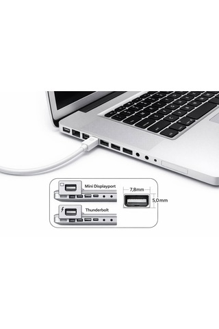 Molix Mx-1355 Mini Displayport To Vga Dönüştürücü Adaptör - Full Hd 1080p Tak Çalıştır Çevirici