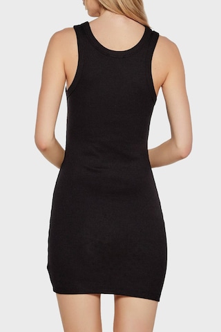 Calvin Klein Bayan Elbise J20j225577 Beh Siyah Siyah