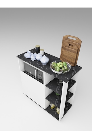 Bozlale Çok Amaçlı Dolap Mikrodalga Fırın Airfryer Kahve Dolabı