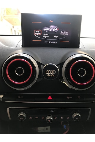 Audi A3 8v Uyumlu 2013-2020 Halka Mıknatıslı Telefon Tutucu