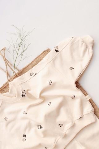 Penguen Bebek Alt Üst Takım Krem