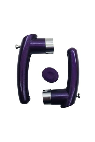 Çaydanlık Sapı Takımı Kulp Tutamak Seti Parlak Mor Yanmaz Mor