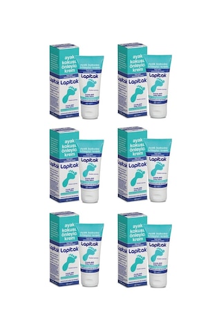 Lapitak Ayak Kokusu Önleyici Krem 6 x 60 ML