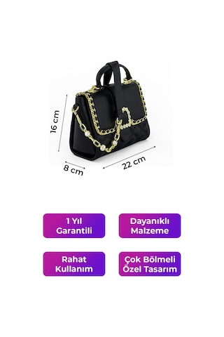 Kriste Bell Kadın Çanta Siyah 26498 Siyah