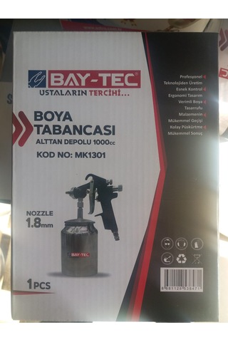 Bay-Tec Boya Tabancası Alttan Depolu 1000Cc 1.8Mm