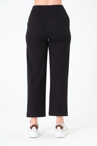 Sortie Collection Kemersiz Gabardin Pantolon Siyah