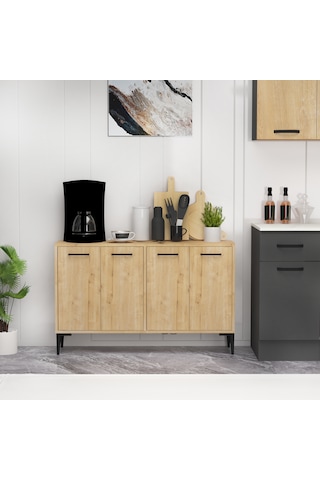 Arnetti Frezya 4 Kapaklı Kahve Köşesi Mutfak Dolabı Safirmeşe