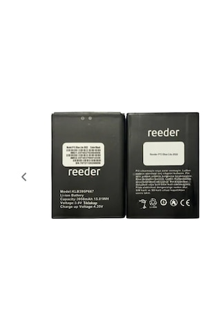 Reeder P13 KLB395P667 Blue Max Lite 2022 Batarya Pil Reeder P13 KLB395P667 Blue Max Lite 2022 Batarya Pil