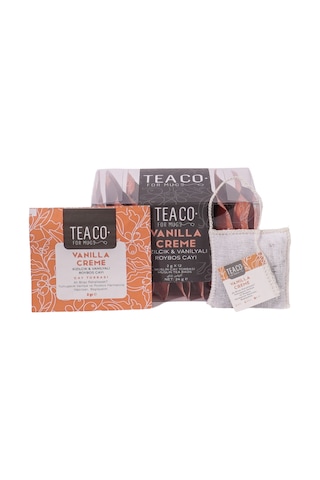 Tea Co. Vanilla Creme Kızılcık & Vanilyalı Roybos Çayı Müslin Torba 12 x 2 G