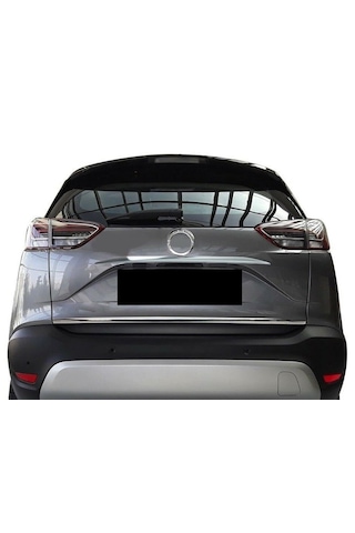 Opel Crossland X 2017 Ve Üzeri Krom Bagaj Alt Çıta P.çelik