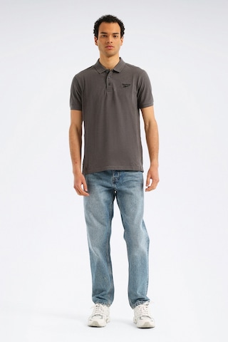 Reebok Blaze Embroıdered Ss Polo Antrasit Erkek Kısa Kol T-shirt 000000000102345107 Gri