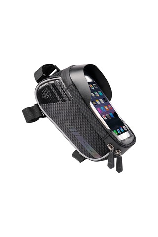 Wheel Up Bisiklet Ön Tüp Çantası, 6,2 Inç Cep Telefonları Için Su Geçirmez Şeffaf Pencere Kesesiyle - Renkli Yansıtıcı Şerit Çok Renkli