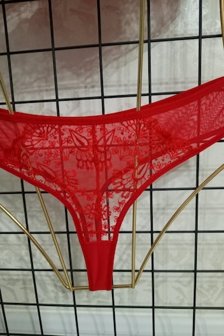 Avrissa Kadın Kırmızı Dantel Detaylı Şık Bralet İç Çamaşır Takımı