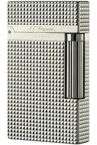16184 St Dupont Silver Diamond Head Çakmak 16184