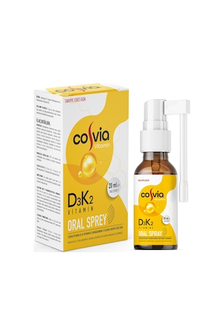 Cosvia Vitamin D3-K2 Menaquinone-7 Oral Sprey 20 ML