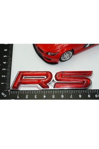 Honda Uyumlu Rs Kırmızı Abs 3m 3d Bagaj Logo Amblem