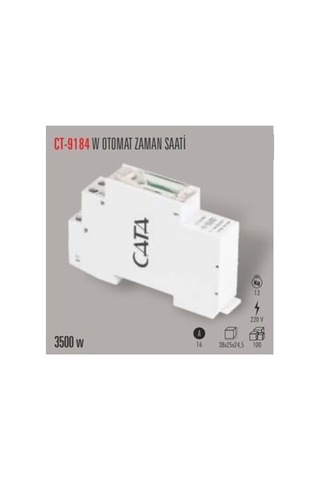 Ayrex Ct 9184 W Otomat Tipi Zaman Saati 3500w Ct-9184