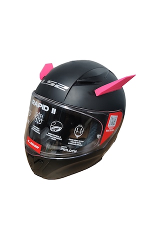 Motospartan Kask Süsü Kanat Pembe