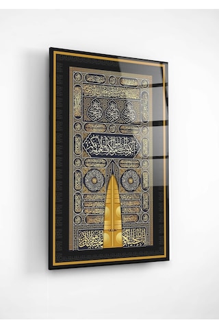 Kabe-i Muazzama Kapısı Cam Tablo