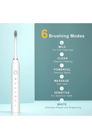Maximood Dentora Şarjlı Diş Fırçası + 4 Yedek Başlık