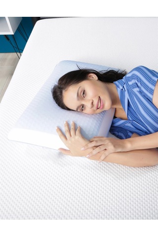 Varol Zenya Serinletici Jelli Visco Yastık 60x40x13 Beyaz