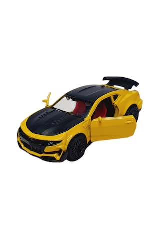 Çekbırak Metal Araba Chevrolet Camaro Zl1 -3611a - Sarı