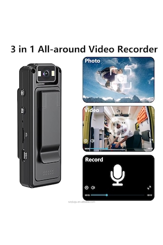 Laxsam Yeni 1.3 Inc Ekranlı Mini Aksiyon Kamerası Siyah