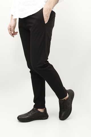 Gönderi(R) Erkek Siyah Bağcıklı Hakiki Deri Comfort Sneaker Ddma73542604 Siyah