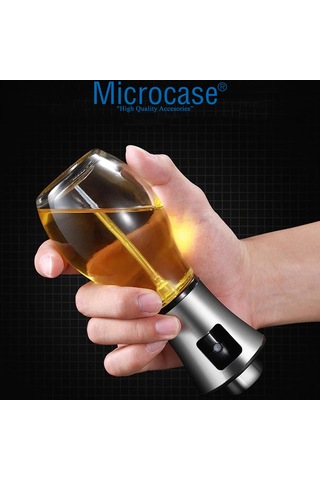 200 ml Paslanmaz Çelik Başlıklı Cam Sprey Yağdanlık - AL3267