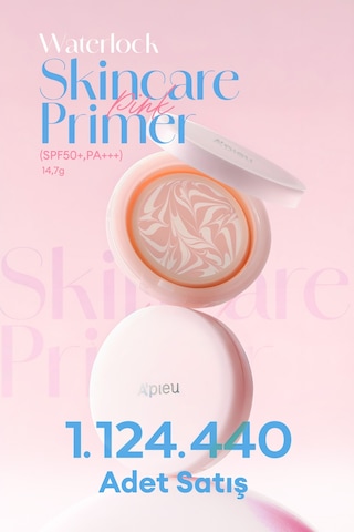Ton Eşitleyici Aydınlatıcı & Nemlendirici Makyaj Bazı Cushion A'pıeu Waterlock Skin Care Primer Pink