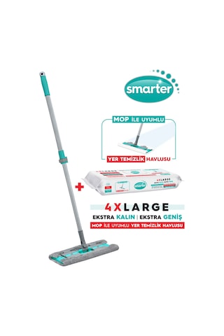 Smarter Yüzey Bez Uyumlu Magic Mop + Yer Temizlik Havlusu 30'lu