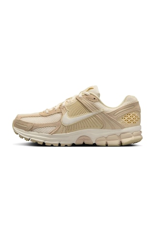 Nike Bowerman Zoom Vomero 5 Leather Womens Sneaker Hakiki Deri Reflektörlü Kadın Günlük Spor Ayakkabı Krem Krem