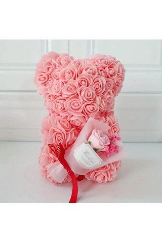 Gül Ayıcık - Teddy Rose 23cm - Sevgililer Günü - Anneler Günü