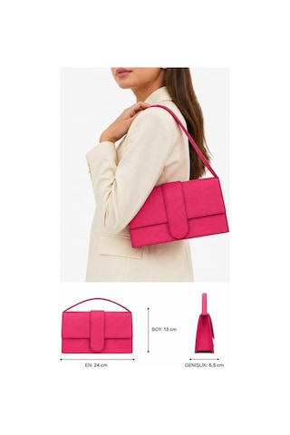 Moda Çınar Şık Yeni Model El Ve Kol Çantası Model:modacnr1 Pembe