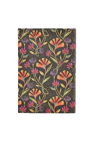 Paperblanks 2026 English Diary Wild Flowers Midi Day Ajanda Çok Renkli