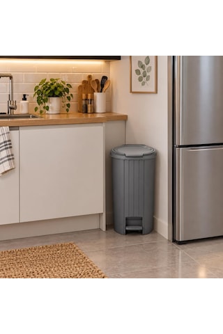 Tuffex Exclusive Serisi Bas Aç Ve Pedallı 12 Litre Çöp Kovası