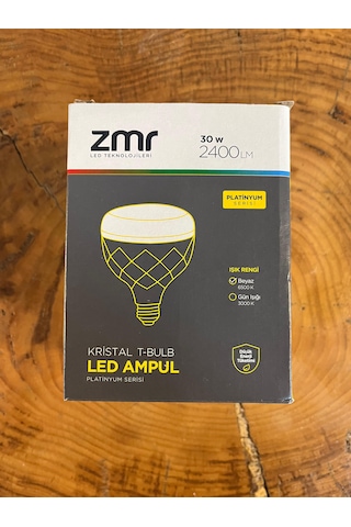 Zmr 30w Kristal T-bulb Beyaz Işık Led Ampul