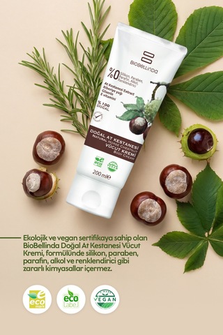 Doğal At Kestanesi Vücut Kremi 200 Ml 2'li Set