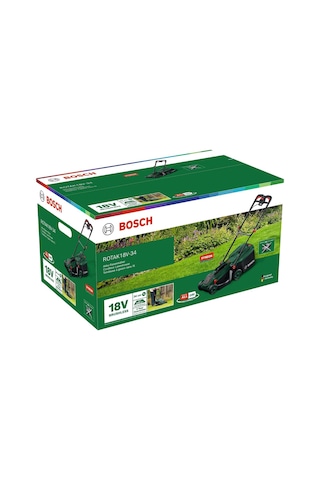 Rotak 18v-34 Solo Aküsüz Çim Biçme Makinesi