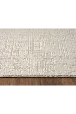Kaftan Kf002a Bej Halı Kabartma Desenli Akrilik Halı Tozuaz Salon Halısı Yatak Odası Halısı Koridor-988 Krem
